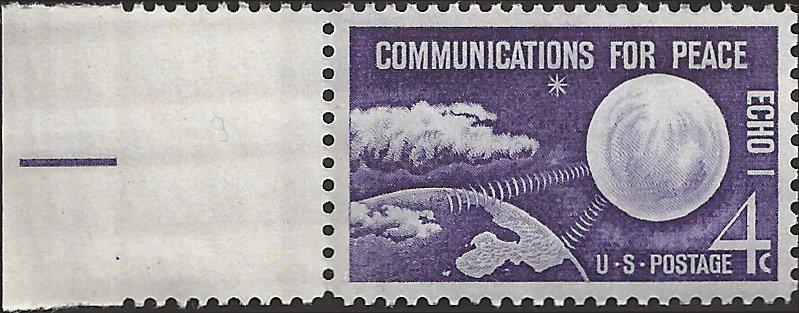 # 1173 MINT NEVER HINGED ECHO-1 COMMUNICATIONS FOR PEACE