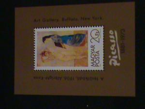 HUNGARY NUDE ART PICASSO PAINTING SOUVENIR SHEET