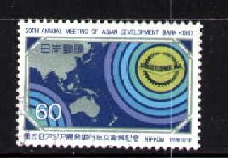 Map, 20th Annual Meeting of Asian Development Bank, Used