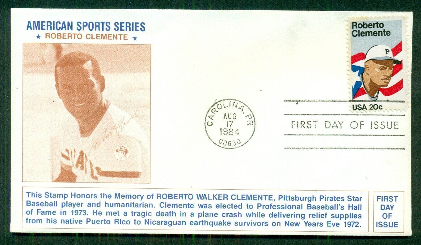 TEN 20c Roberto Clemente Stamp Unused US Postage Stamps 