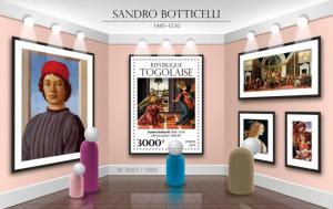 TOGO 2015 SHEET BOTTICELLI ART PAINTINGS tg15617b