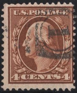 SC#334 4¢ Washington (1908) Used