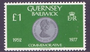 Guernsey  #202  MNH 1979    coins   1 £