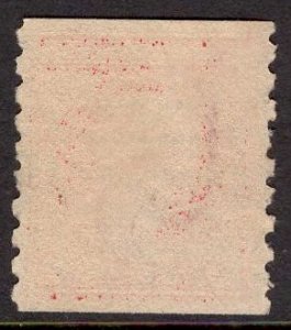 US Stamp #413 2c Washington Coil USED SCV $50