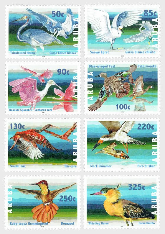 Aruba 2016 MNH Stamps Birds