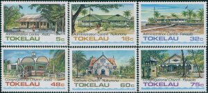 Tokelau 1985 SG124-129 Architecture part 1 set MNH
