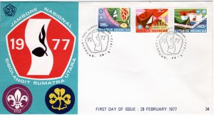 Indonesia 1977 Sc 991-3 FDC-2