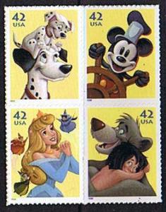 Scott #4342-45 MNH