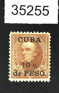 US STAMPS CUBA # 226 MINT OG VLH VF+ $25 LOT #35255