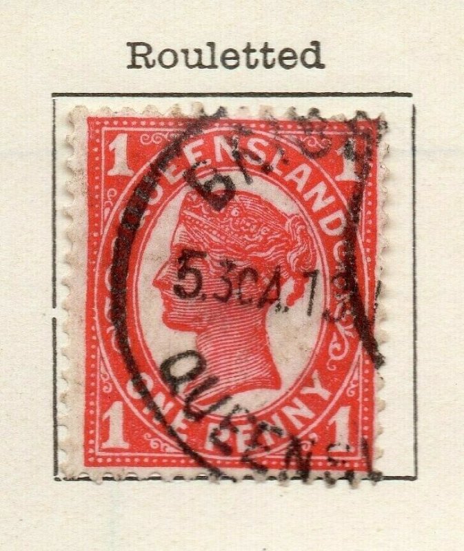 Queensland 1897 Early Issue Fine Used 1d. NW-113710