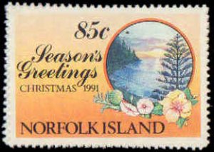 Norfolk Island #510-513, Complete Set(4), 1991, Christmas, Never Hinged