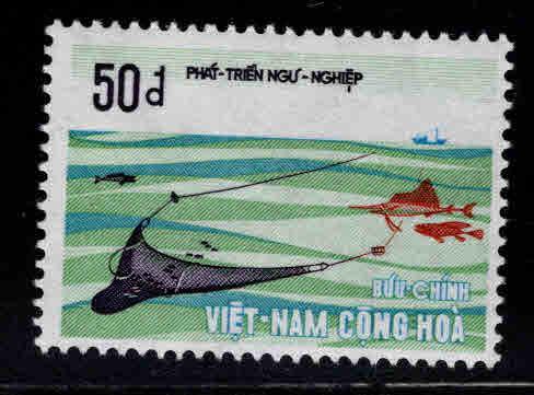 South Vietnam Scott 410 MNH** Fishing stamp