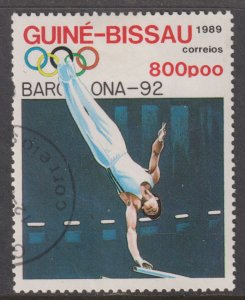 Guinea-Bissau 854 Olympic Gymnastics 1989
