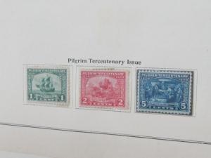 rlivory  US #548-550 pilgrim terc  1-2c mint 5c mnh  cv$110