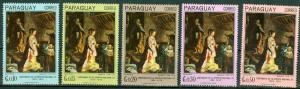 Paraguay - Scott 1008-1012 MNH