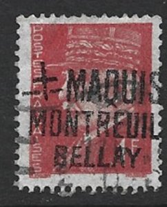 COLLECTION LOT 8545 FRANCE RESISTANCE OVERPRINT