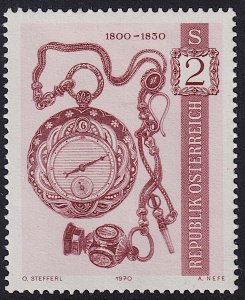 Austria - 1970 - Scott #868 - MH - Clock