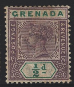 Grenada Sc#39 MH - pencil on reverse