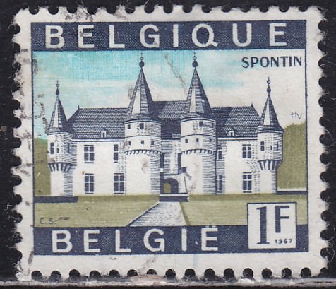 Belgium 644 Spontin Castle 1967