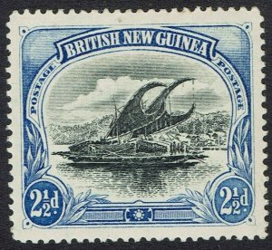 PAPUA 1901 LAKATOI BRITISH NEW GUINEA 2½D VERTICAL WMK