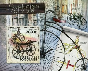 The Evolution of Bicycles Stamp Grand First Bike Kirkpatrick MacMillan S/S MNH