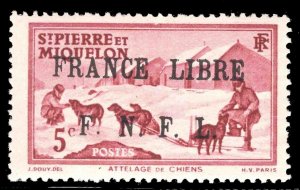 MOMEN: FRENCH ST PIERRE SC #225 MINT OG NH LOT #65942