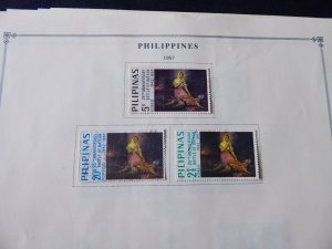 Philippines 1960-1973 Stamp Collection on Scott International Album Pages