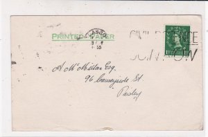 England 1955 Glasgow Cancel Civil Defence Slogan Phil. Soc. Stamp Card Ref 34936