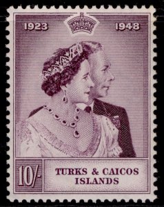 TURKS & CAICOS ISLANDS GVI SG208-209, 1949 RSW set, NH MINT. Cat £14. 