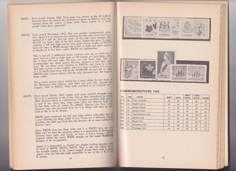 K BILESKI  Canada Basic Catalogue  3rd Edition 1965-67 ILLUSTRATED