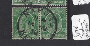 KENYA AND UGANDA  (P2510B) KGV 5 C SG 78  PR NAKURU  CDS  VFU