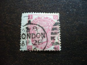 Stamps - Great Britain - Scott# 49 - Plate 5 - Used Part Set of 1 Stamp