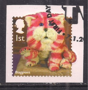 GB 2014 QE2 1st Classic Children's TV 'Bagpuss ' used SG 3558  ( D915 ) 