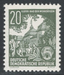 German Democratic Republic 1954 Bad Elster 20pf Scott # 195 MH