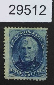 US STAMPS  #185 MINT OG H $450 LOT #29512