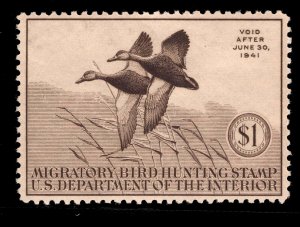 MOMEN: US STAMPS #RW7 DUCK MINT OG NH VF+ LOT #80490*