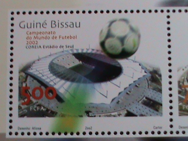 GUINEA BISSAU-2002-WORLD CUP SOCCER-  MNH S/S SHEET-VF WE SHIP TO WORLD WIDE