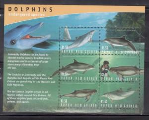 Papua New Guinea 1098 Dolphins Mint NH