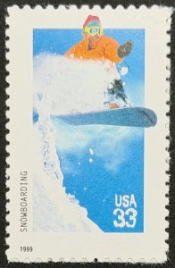 USA, 1999, SC# 3323, Snowboard, Unused, MNH, VF