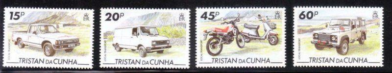 Tristan Da Cunha 1995 Local Transport Sc 558-561 MNH A4174
