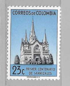 Colombia 609 1952 Cathedral NH