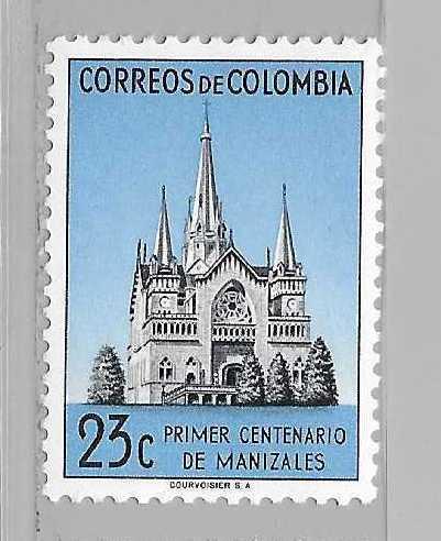 Colombia 609 1952 Cathedral NH