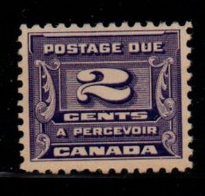 Canada Sc J12 1933 2c dark violet postage due stamp mint NH