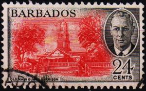 Barbados. 1950 24c S.G.278 Fine Used