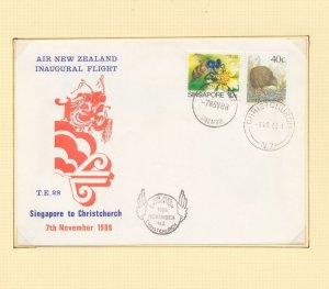 New Zealand  1980s Aviation 1st+Special Covers x 8 UK862