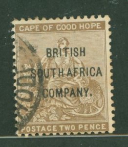 Rhodesia (1890-1923) #45 Used Single