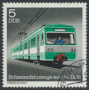 German Democratic Republic  SC# 2001 Railroad car   CTO  see details & scans