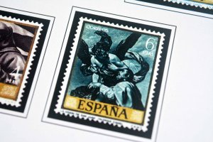 COLOR PRINTED SPAIN 1944-1975 STAMP ALBUM PAGES (100 illustrated pages)