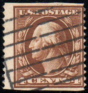 US #354 SCV $275.00 F/VF, nicely centered, coil,  large margins,  super fresh...