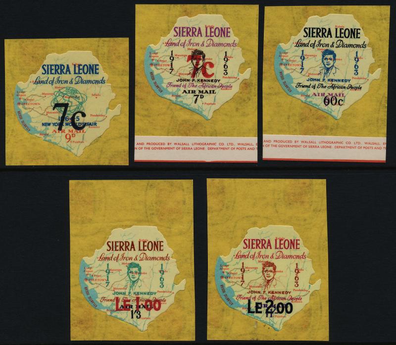 Sierra Leone C32-6 MNH Map